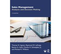 Sales Management : Analysis and Decision Making