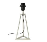 Sales Today Interiror Bermuda E27 Bedside Table Lamp Base Modern Decorative Bedside Lamp Fittings with UK Plug and on/Off Switch for Living Room Bedroom Home Décor- Base Only (Silver)