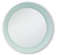 Sales Today Interiror Frameless Frosted Border Glass 400mm(40cm) Round Bathroom Wall Mounted Home Decor Mirror