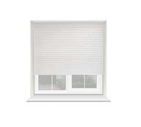 Sales Today Interiror Temporary Pleated Blinds Self-adhesive Non-woven No Drill Stick On Paper Blinds for Bathroom Kitchen Bedroom Door Windows (White, 90 x 190cm)