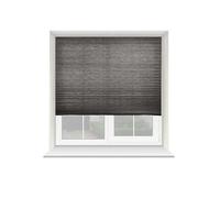 Sales Today Interiror Temporary Pleated Blinds Self-adhesive Non-woven No Drill Stick On Paper Blinds for Bathroom Kitchen Bedroom Door Windows (Dim-out Charcoal Grey, 120 x 200cm)