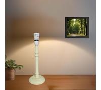 Sales Today Interiror Traditional Cream Wooden Table Lamp Base, Bamboo Wood Style Design, Decorative Bedside Light (Single)