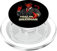 Salesman Devil | Sales Humor Satan Corporate Greed PopSockets PopGrip for MagSafe