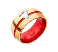 SalesOne Marvel Iron Man CZ Arc Reactor Ring - Officially Licensed Marvel Merchandise Collectible Enamel Ring, One Size, Metal Enamel, Cubic Zirconia