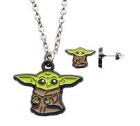 SalesOne Star Wars: The Mandalorian Grogu (AKA: Yoda) Necklace And Earring Set
