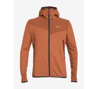 Salewa Agner Hybrid Polarlite Durastretch Full Zip Hoodie brown - M