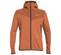 Salewa Agner Hybrid Polarlite Durastretch Full Zip Hoodie brown - S