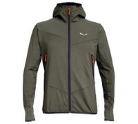 Salewa - Agner Hybrid Polarlite Durastretch Fullzip Hoody - Fleece jacket size 38, olive