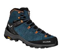 Salewa Mens Alp Trainer 2 Mid GORE-TEX Hiking Boots (Dark Denim / Fluo Orange) Dark Denim / Fluo Orange