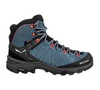 SALEWA Alp Trainer 2 Mid Gore-tex W - Women - Blue / Black / Orange - size 6.5- model 2025 6.5