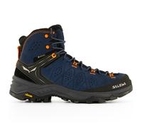 Salewa - Alp Trainer 2 Mid Gore-Tex Denim Fluo Orange - 8 - Hiking shoes