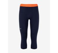 Salewa Cristallo Warm Alpine Merino Responsive 3/4 Leggings Navy Blue - S