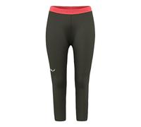 Salewa Cristallo Warm Alpine Merino Responsive 3/4 Base Layer Pants Green L Women