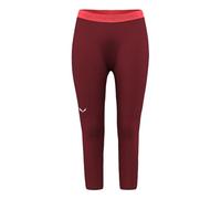 Salewa Cristallo Warm Alpine Merino Responsive 3/4 Tight Women , Red, L