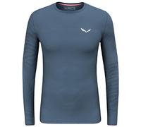 Salewa Cristallo Warm Alpine Merino Responsive Long Sleeve Baselayer Men, Blue, S
