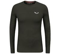 Salewa Cristallo Warm Alpine Merino Responsive Long Sleeve Baselayer Men, Green, S