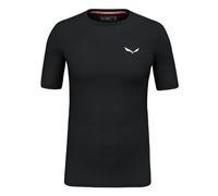 Salewa Cristallo Warm Alpine Merino Responsive Short Sleeve Baselayer Men, Black, S