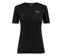 Salewa Cristallo Warm Alpine Merino Responsive Short Sleeve Baselayer Women, Black, S