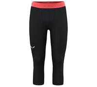 Salewa - Cristallo Warm AMR 3/4 Tight - Merino base layer size 42 - XL, black