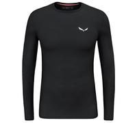 Salewa - Cristallo Warm AMR L/S Tee - Merino base layer size 40 - L, black
