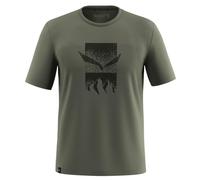Salewa Eagle 3cime Short Sleeve T-shirt Green 2XL Men