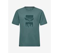 Salewa Eagle 3cime Short Sleeve T-Shirt Turquoise Green - XL