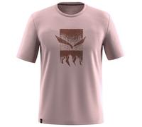 Salewa - Eagle 3Cime T-Shirt - Sport shirt size 42, pink/brown