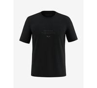 Salewa Eagle Alpine Merino Short Sleeve T-shirt Graphite Black - XL