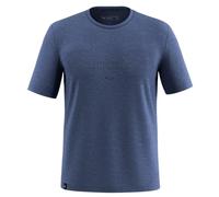 Salewa Eagle Eitd Merino Short Sleeve T-shirt Blue S Men