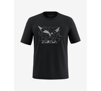 Salewa Eagle Geometric Short Sleeve T-shirt black - XXL