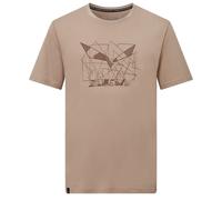 Salewa - Eagle Geometric T-Shirt - Sport shirt size 42, sand