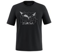 Salewa - Eagle Geometric T-Shirt - Sport shirt size 52, black