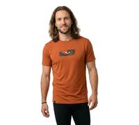 Salewa - Eagle Hybrid Loose T-Shirt - Sport shirt size 38, brown