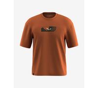 Salewa Eagle Hybrid Loose T-shirt short sleeve brown orange - M