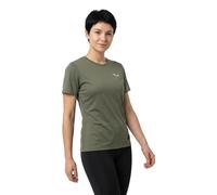 Salewa Eagle Logo Patch Short Sleeve T-shirt Green M Woman