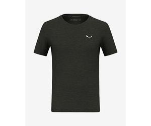 Salewa Eagle Mini Logo Alpine Merino Short Sleeve T-Shirt Black - M