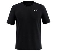 Salewa - Eagle Minilogo Alpine Merino T-Shirt - Merino shirt size 38, black