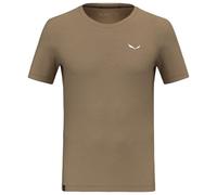 Salewa - Eagle Minilogo Alpine Merino T-Shirt - Merino shirt size 38, quicksand