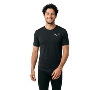 Salewa Eagle Minilogo Merino Short Sleeve T-shirt Black M Men