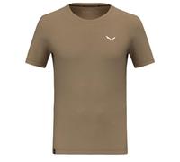 Salewa Eagle Minilogo Merino Short Sleeve T-shirt Brown M Men