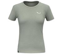 Salewa - Women's Eagle Minilogo AM T-Shirt - Merino shirt size 38, grey