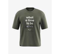 Salewa Eagle Outside Loose Short Sleeve T-shirt Green 2XL Men