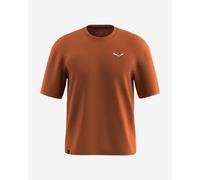 Salewa Eagle Sunset Loose Short Sleeve T-shirt brown orange - S