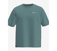 Salewa Eagle Sunset Loose Short Sleeve T-Shirt Turquoise Green - M