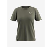 Salewa Eagle Vocab Short Sleeve T-Shirt Chrome Green Women - 42
