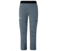 Salewa - Kid's Agner DST 2/1 Pant - Walking trousers size 152, blue/grey