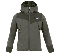 Salewa - Kid's Agner Melange PolarLite Full Zip Hoody - Fleece jacket size 152, olive