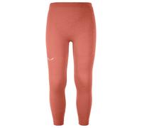 Salewa - Kid's Zebru Medium Warm AMR Tight - Merino base layer size 128, red