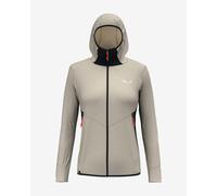 Salewa Lavaredo Hemp Hooded Jacket Light Beige Black Women - 40