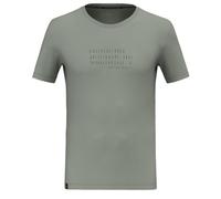 Salewa Mens Eagle Poem Dry M T-Shirt, Shadow, XL EU
